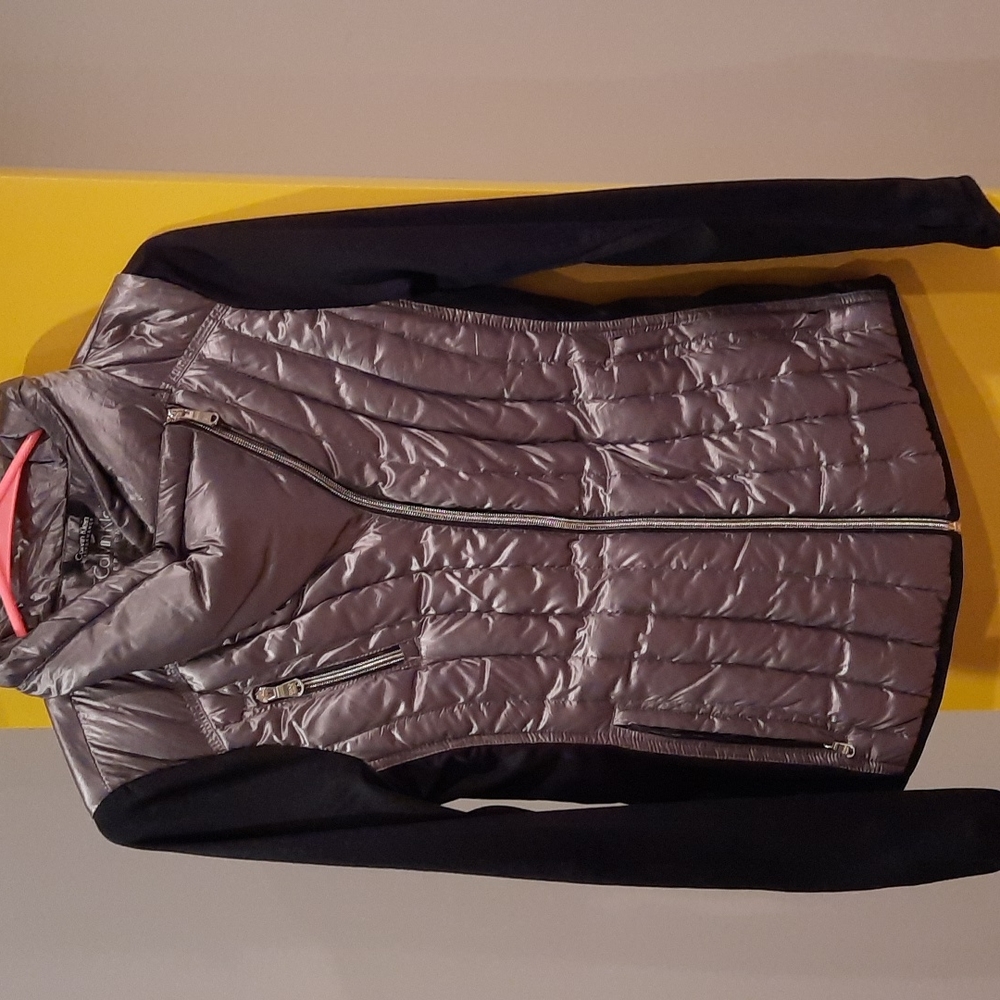 Calvin Klein Performance Gray Down Jacket - image 1